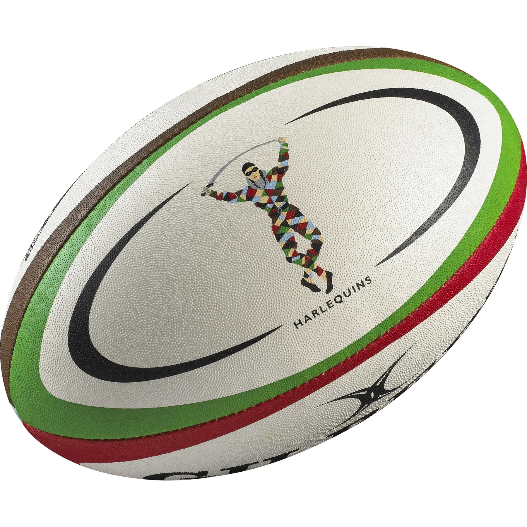 GILBERT Mini ballon de rugby  Harlequins (taille 1)