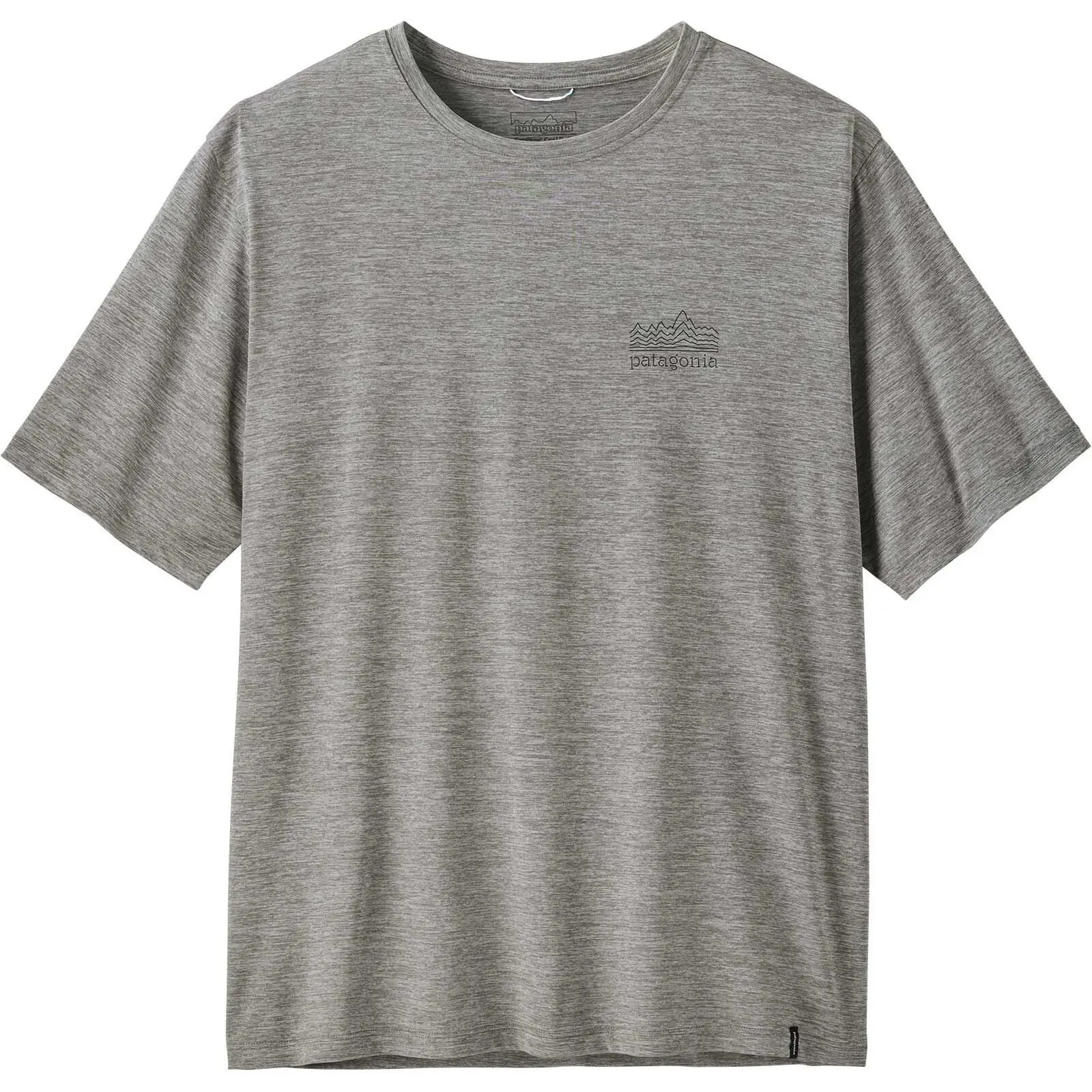 Patagonia Men's Gris Technical T-Shirt Cap Cool Daily Great Waves