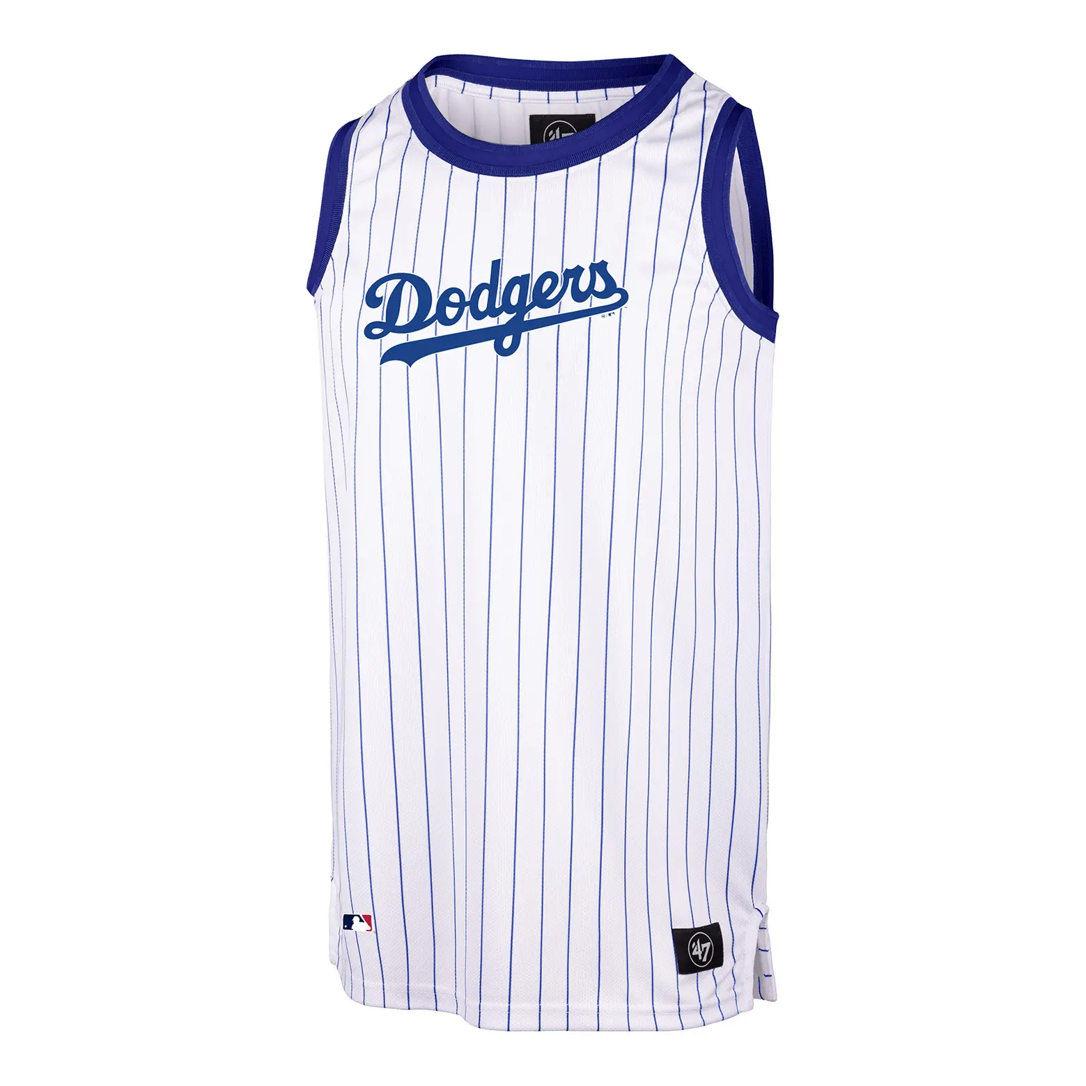 0196895612869 - Tanktop MLB Dodgers Los Angeles Pinstriped Grafton