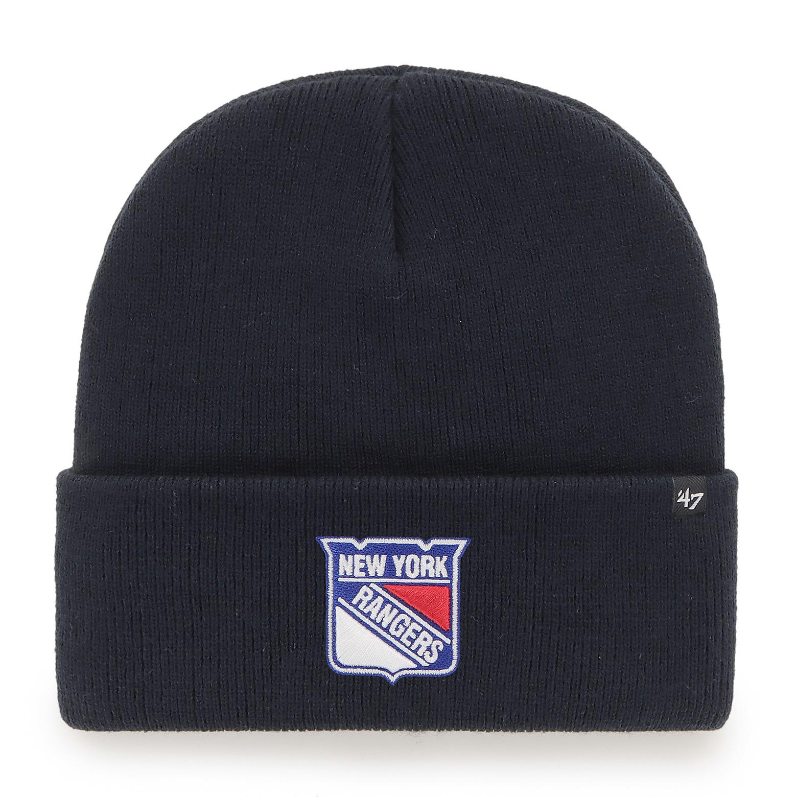 0194165819161 - 47 Brand Beanie NEW YORK RANGERS H-HYMKR13ACE-NY Dunkelbau