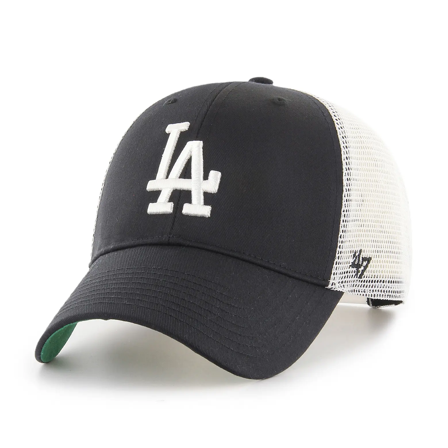 0194165177186 - 47 Brand Trucker Cap LA DODGERS B-BRANS12CTP-BKC Schwarz Weiß 0194165177186 - 47 Brand Trucker Cap LA DODGERS B-BRANS12CTP-BKC Schwarz Weiß