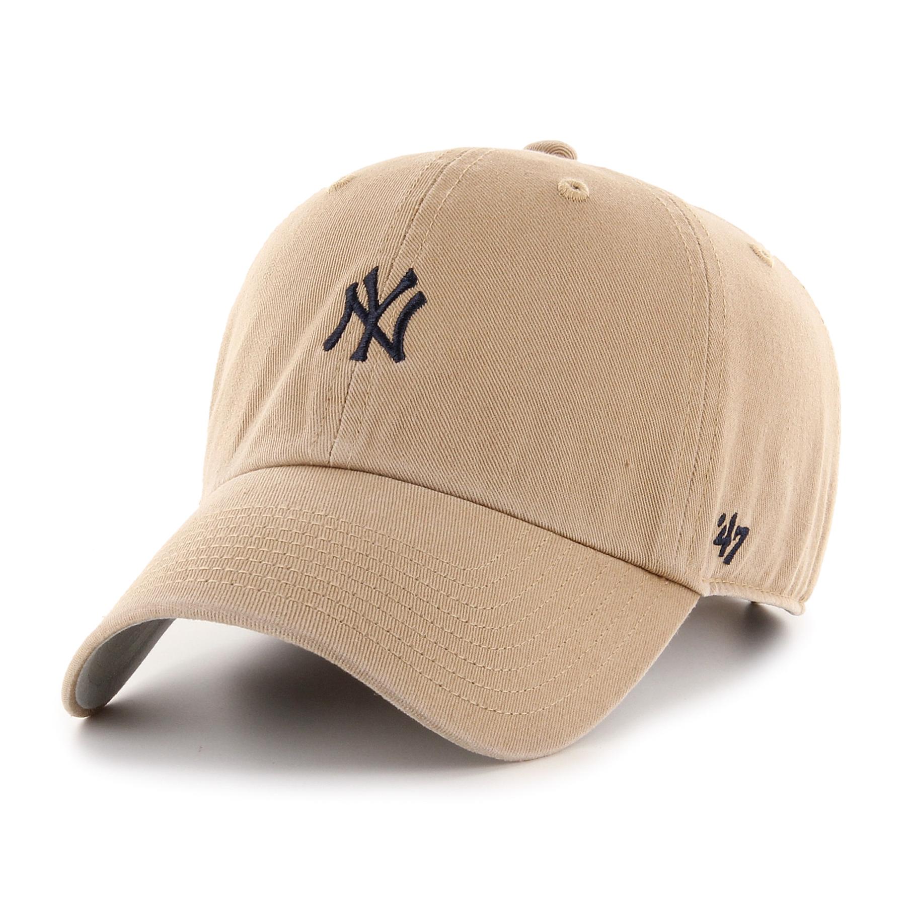 0193234828318 - New York Yankees Baseball-Cap MLB Base Runner Clean Up