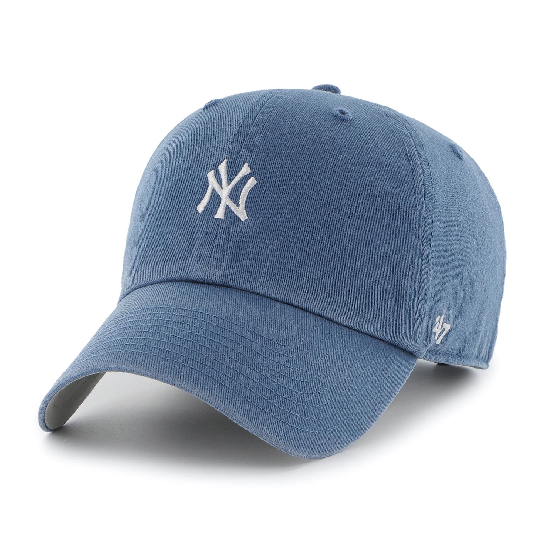 0195000955785 - 47 Brand Clean Up Base Runner Strapback Cap NY YANKEES B-BSRNR17GWS-TB Blau