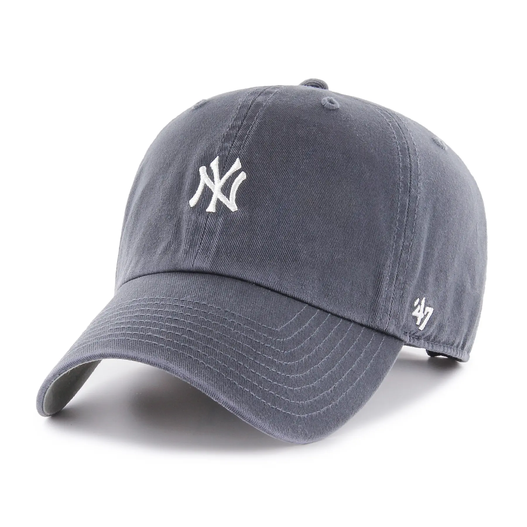 0191812926524 - 47 Brand Clean Up Base Runner Strapback Cap NY YANKEES B-BSRNR17GWS-VN Dunkelblau