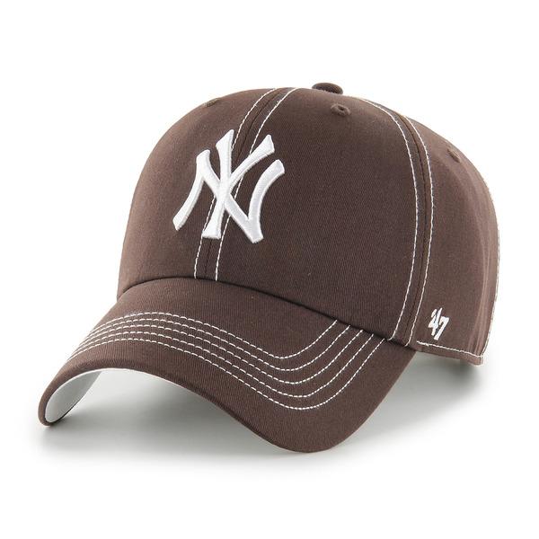 0199019380453 - New York Yankees Baseball-Cap MLB Contrast Stitch Clean Up