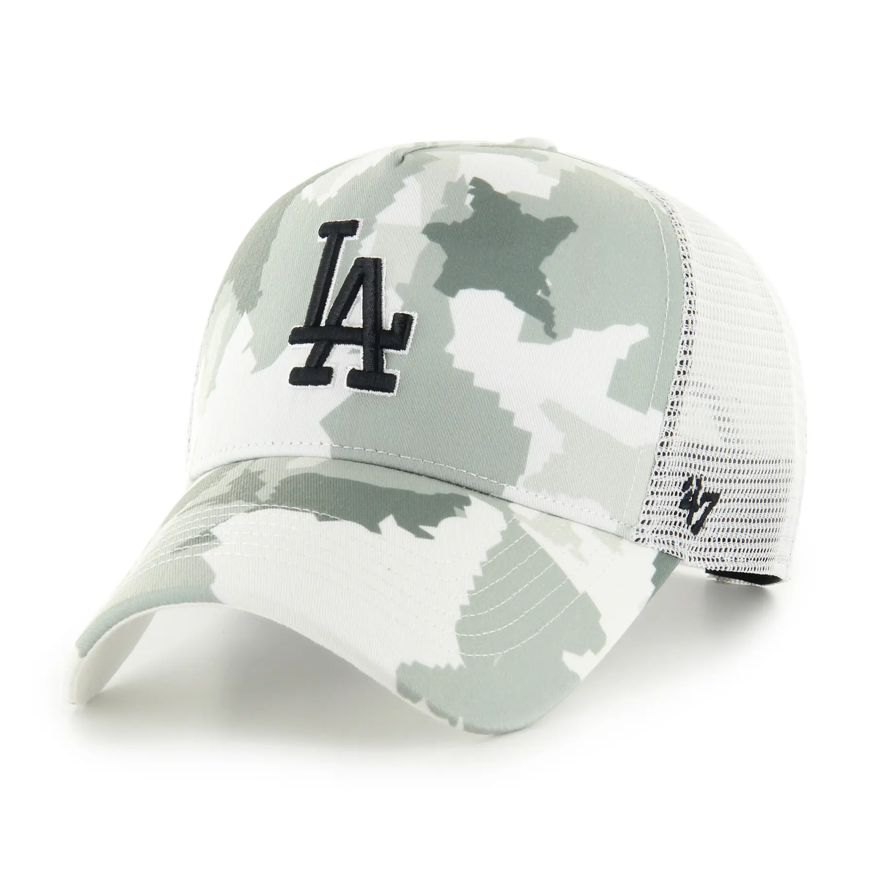 0198742461484 - Dodgers Trucker Cap MLB Digital Star Offside