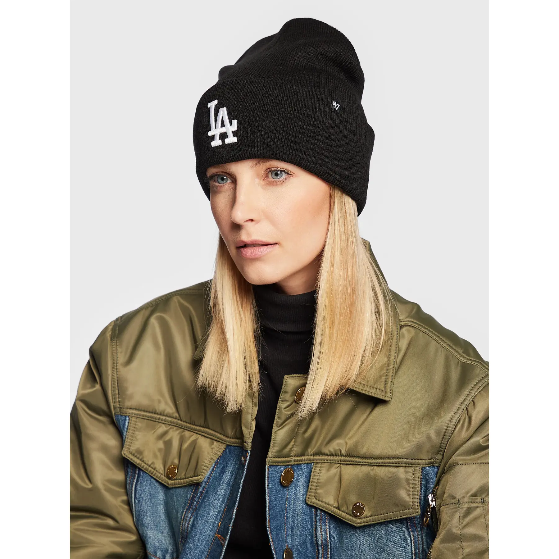 0193234735159 - 47 Brand Beanie LA DODGERS B-HYMKR12ACE-BKA Schwarz 0193234735159 - 47 Brand Beanie LA DODGERS B-HYMKR12ACE-BKA Schwarz