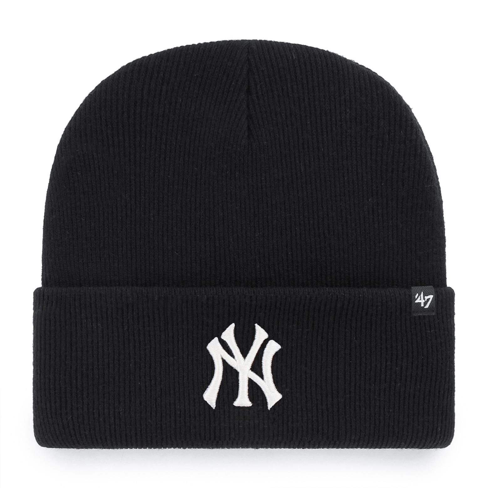 0194165328458 - 47 Brand Beanie NY YANKEES B-HYMKR17ACE-BKA Schwarz