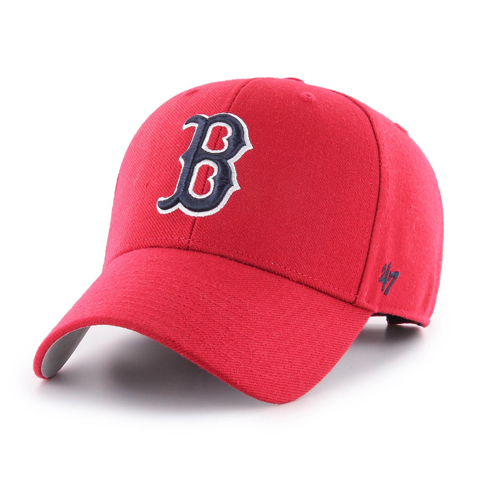 0053838295483 - 47 Brand MVP Cap BOSTON RED SOX B-MVP02WBV-RD Rot