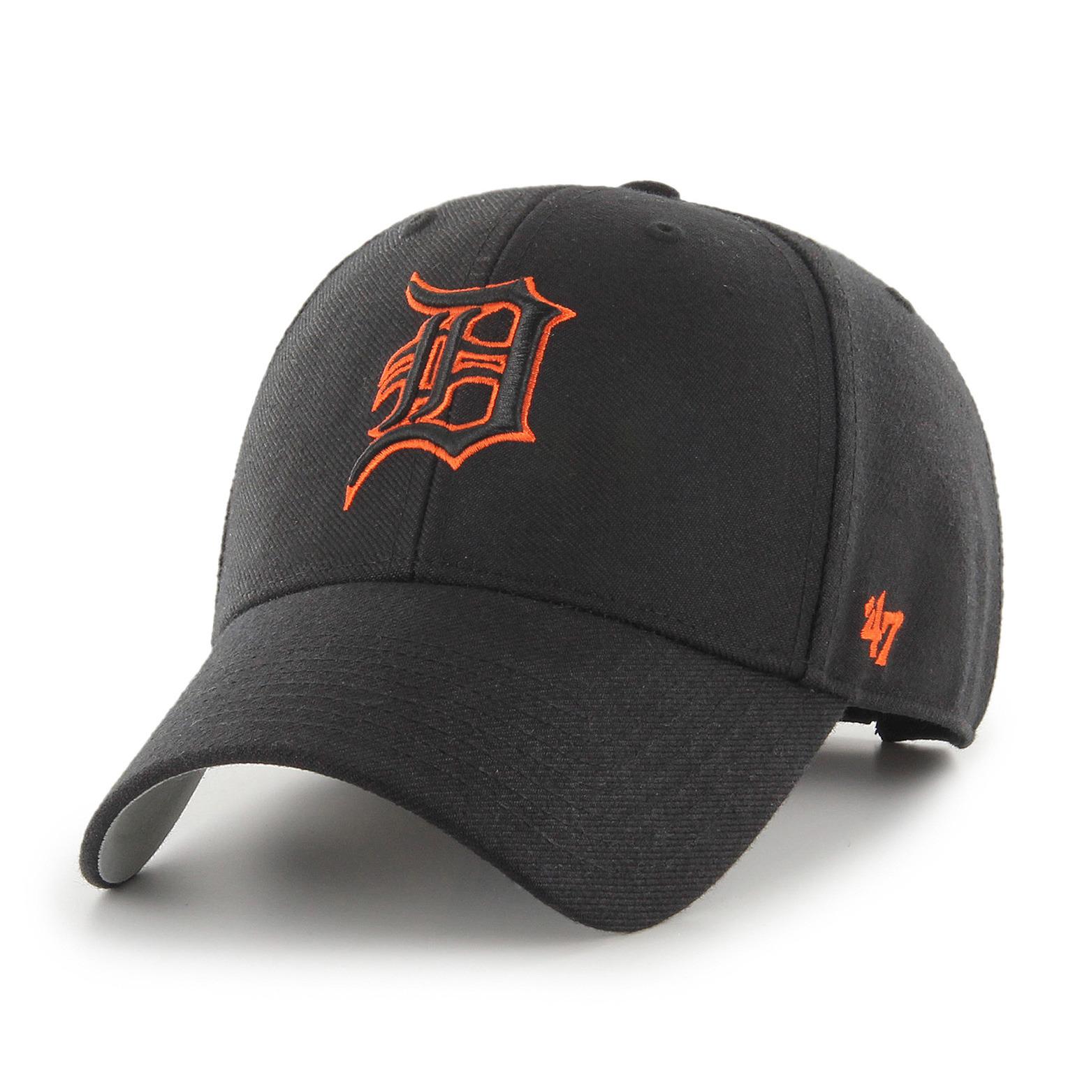 0191119995391 - 47 Brand MVP Cap DETROIT TIGERS B-MVP09WBV-BKB Schwarz Orange