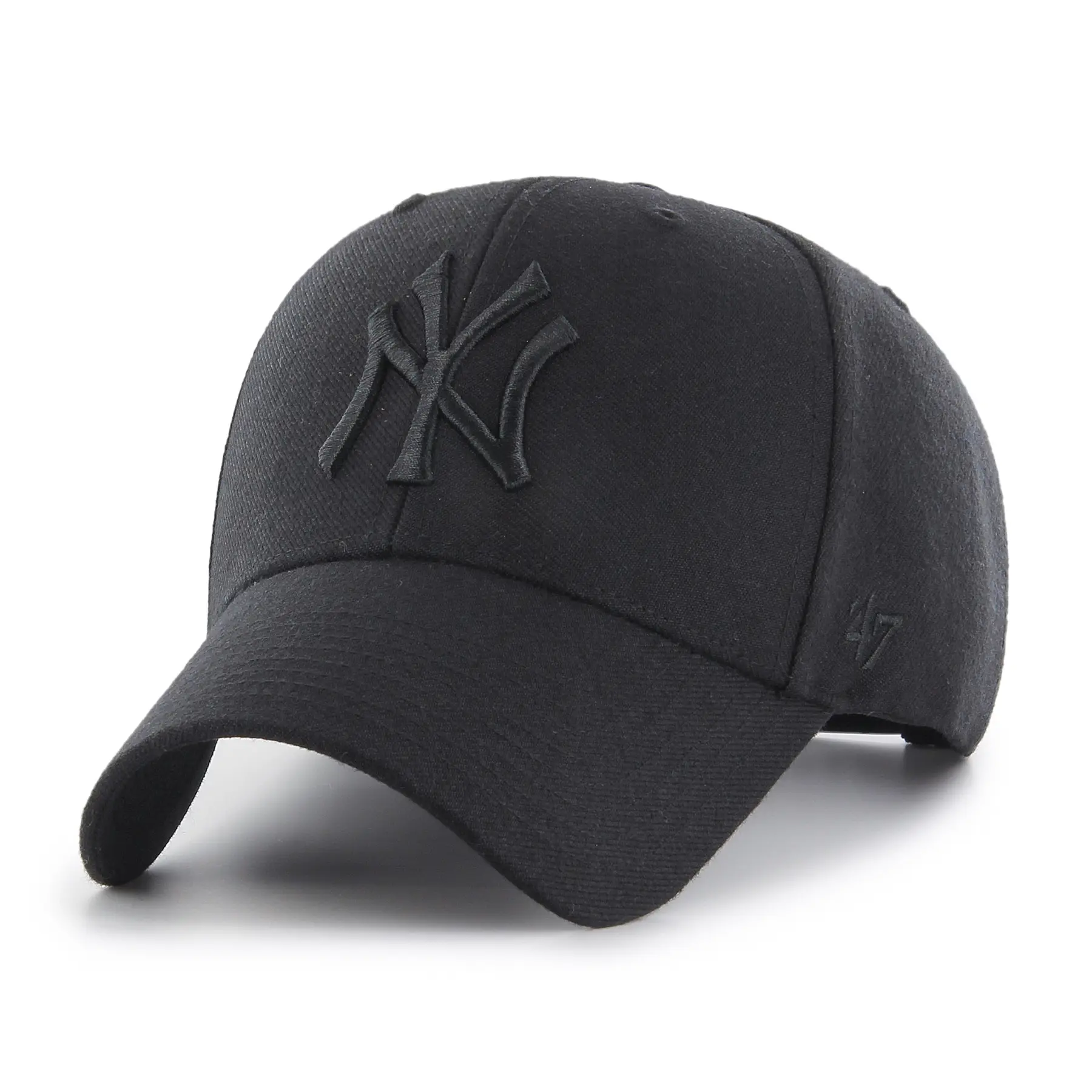 0191119315489 - 47 Brand MVP Snapback NY YANKEES MVPSP17WBP-BKB Schwarz Schwarz