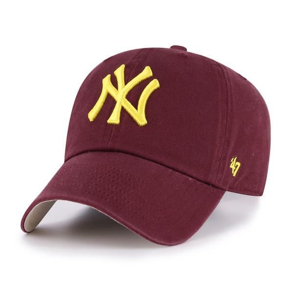 0198742883552 - New York Yankees Baseball-Cap MLB Clean Up Nll