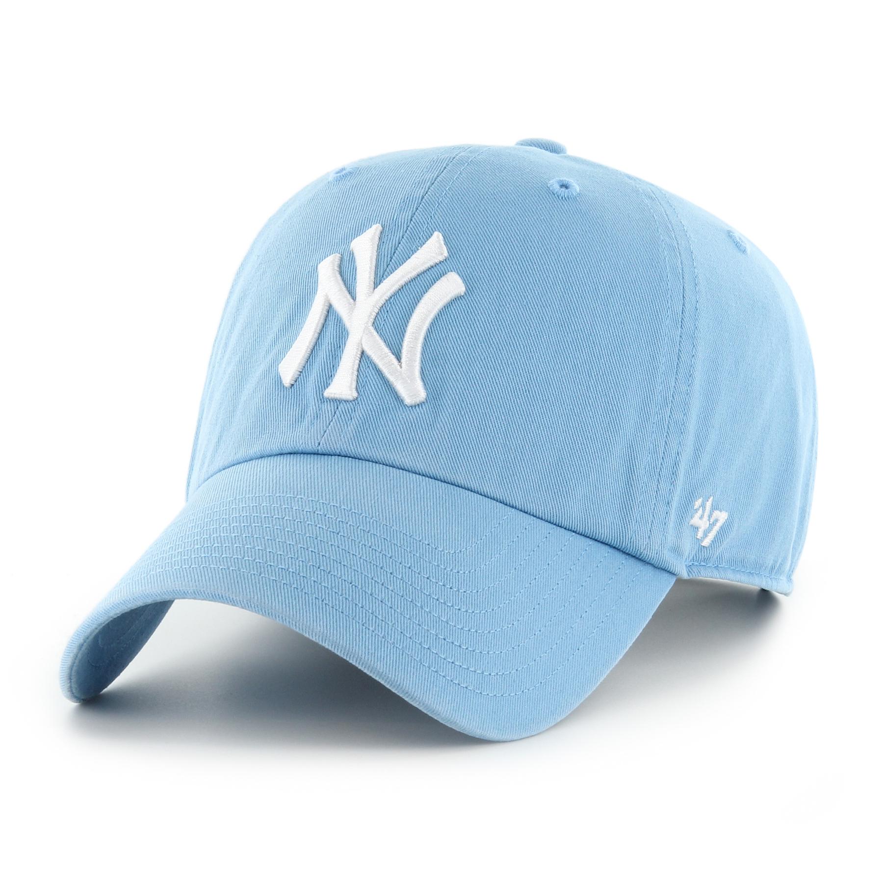0191119214621 - 47 Brand - MLB NY Yankees - Baseball-Cap in Hellblau