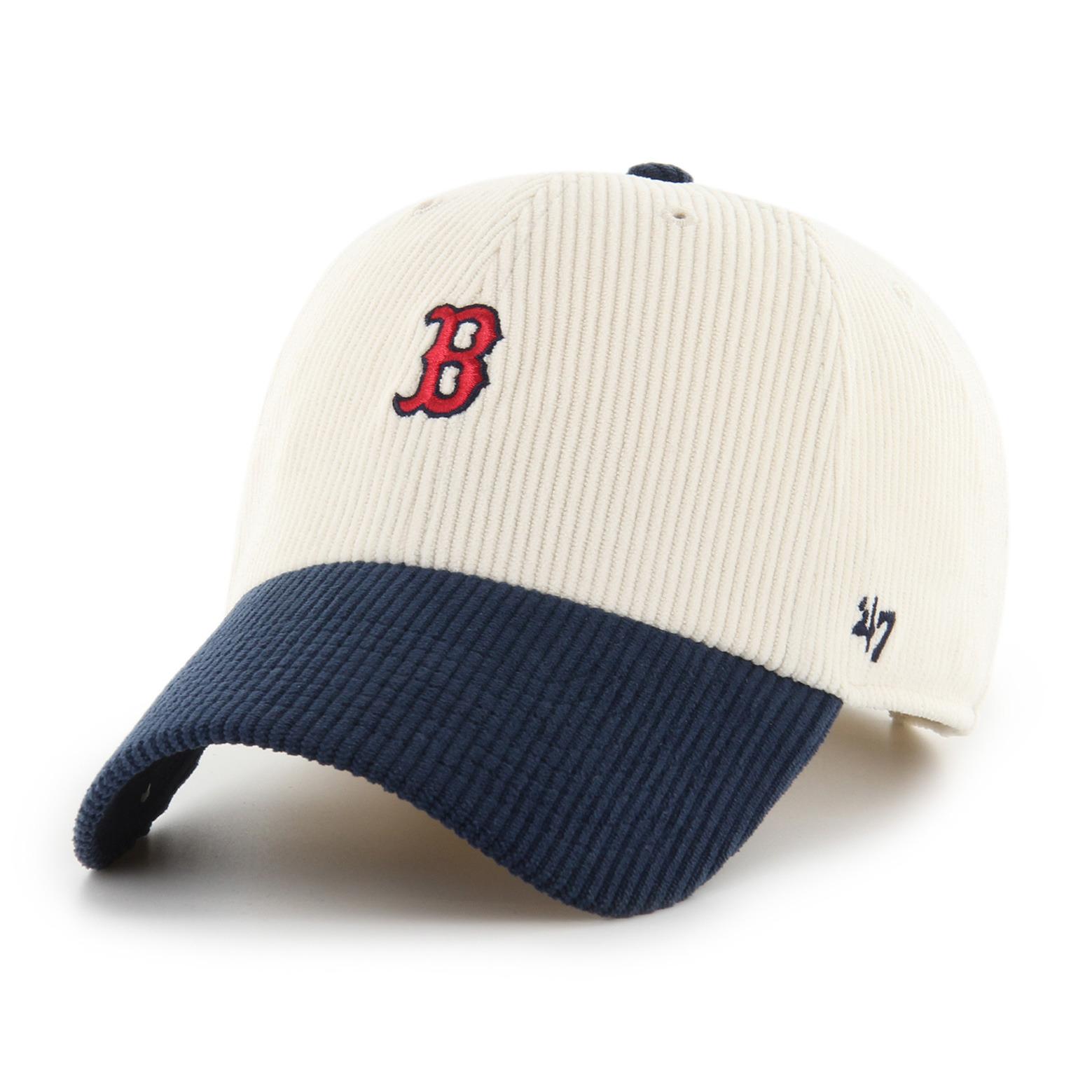 0198052567425 - Boston Red Sox Baseballkappe MLB Cord Basruner Ttclean Up