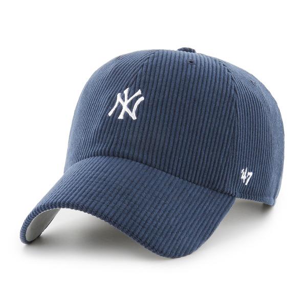 0199019380606 - New York Yankees Baseball-Cap MLB Cord Base Runner Clean Up