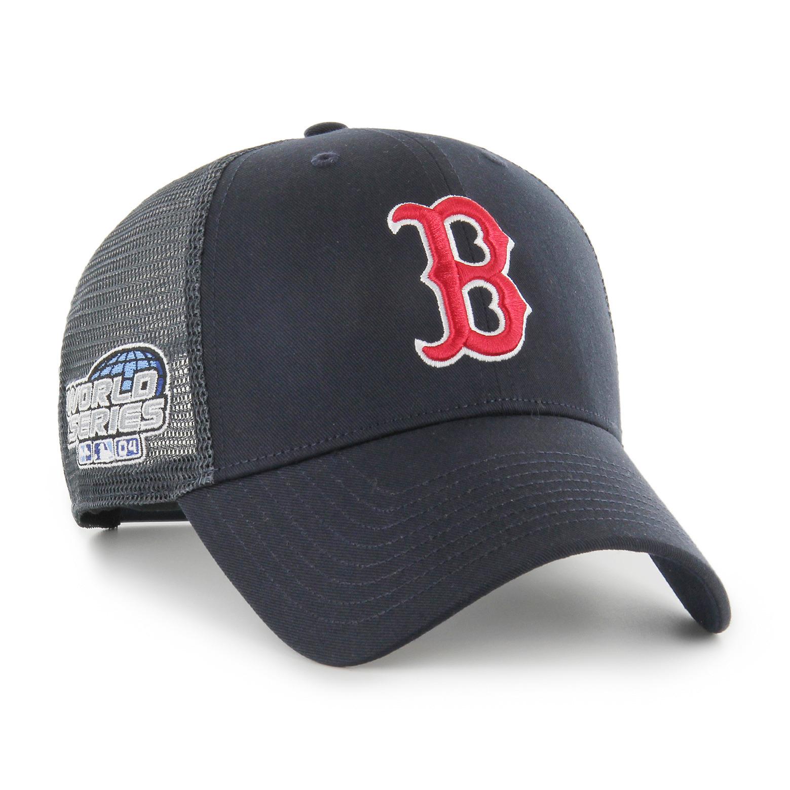 0198052438411 - Trucker Cap Boston Red Sox MLB Branson Sure Shot MVP