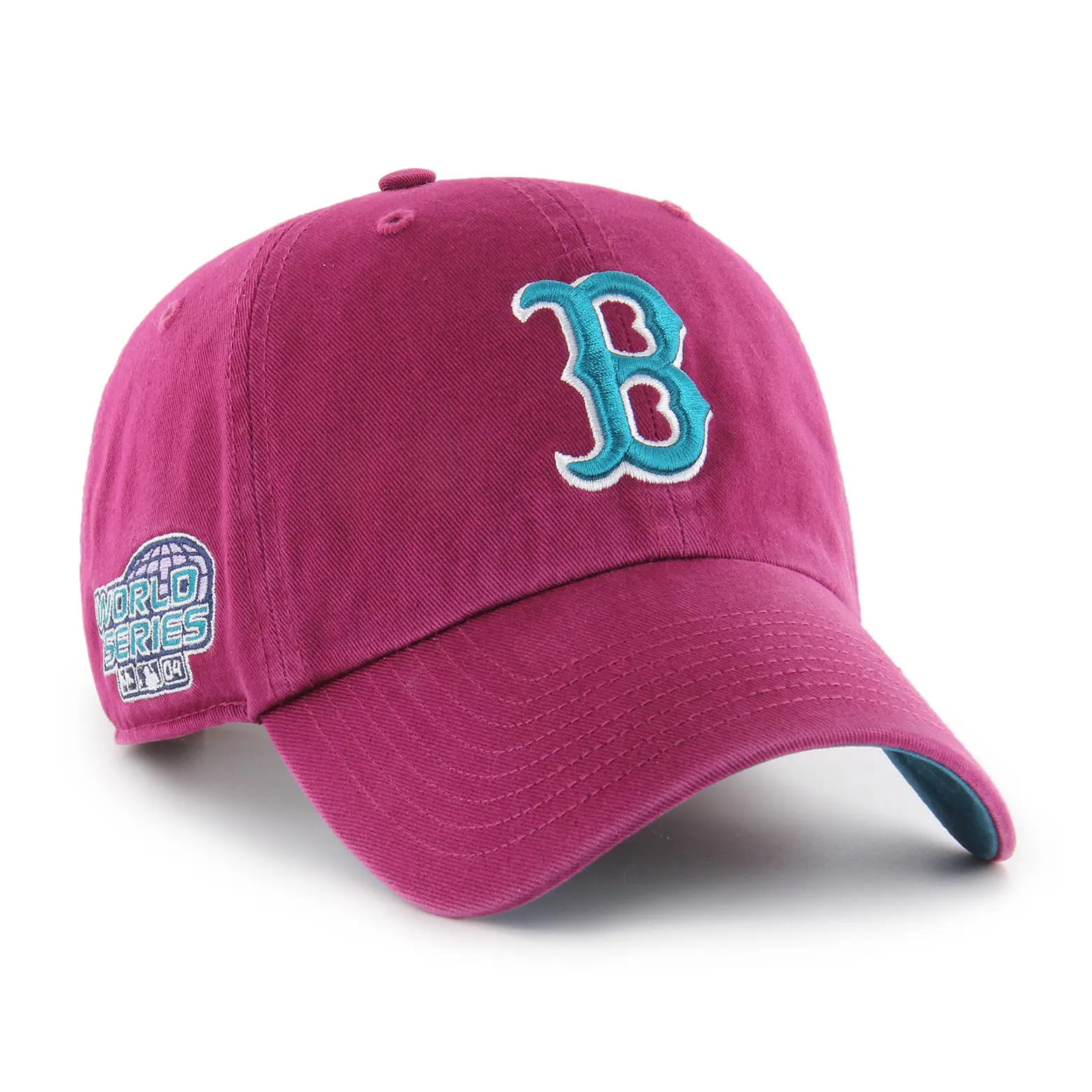0196895666602 - Casquette de baseball Boston Red Sox MLB Double Under Clean Up