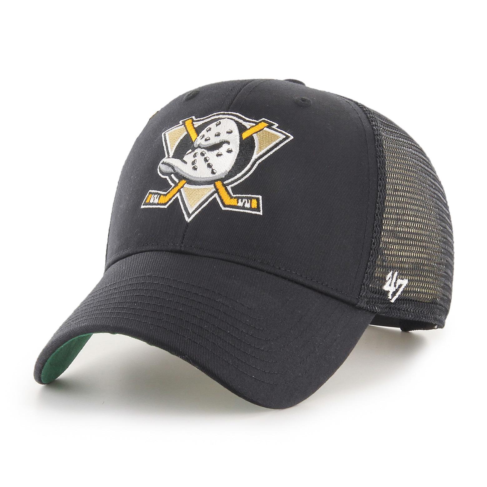 0194602355757 - 47 Brand Branson Trucker MVP Cap ANAHEIM DUCKS H-BRANS25CTP-BKC Schwarz