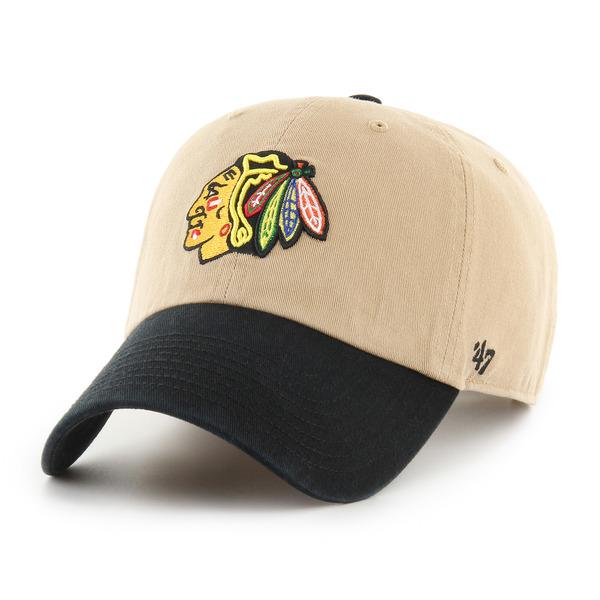 0199019604368 - Blackhawks NHL Twotone Cleanup Wnl Label Baseballcap