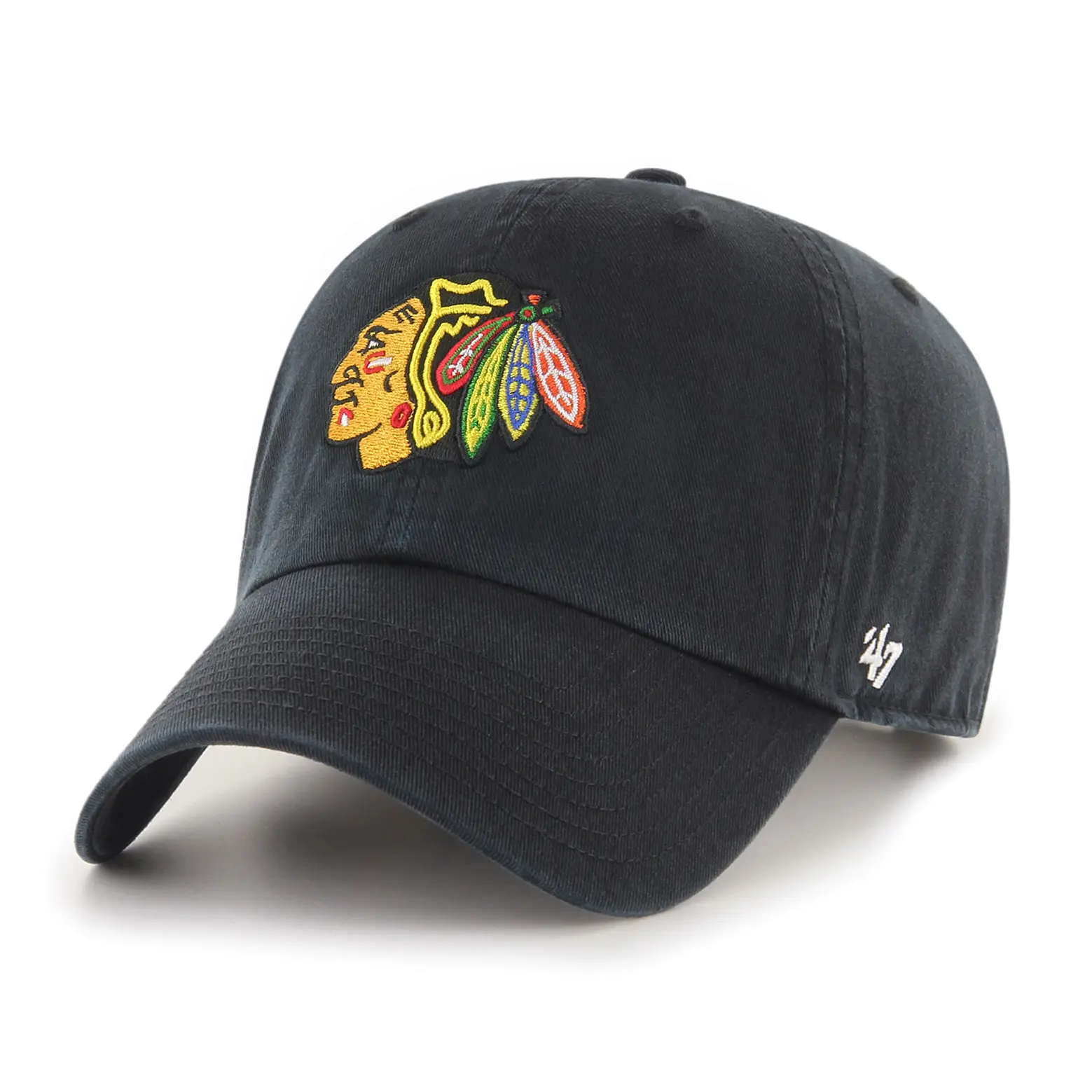 0053838086586 - Blackhawks Baseballkappe NHL Clean Up
