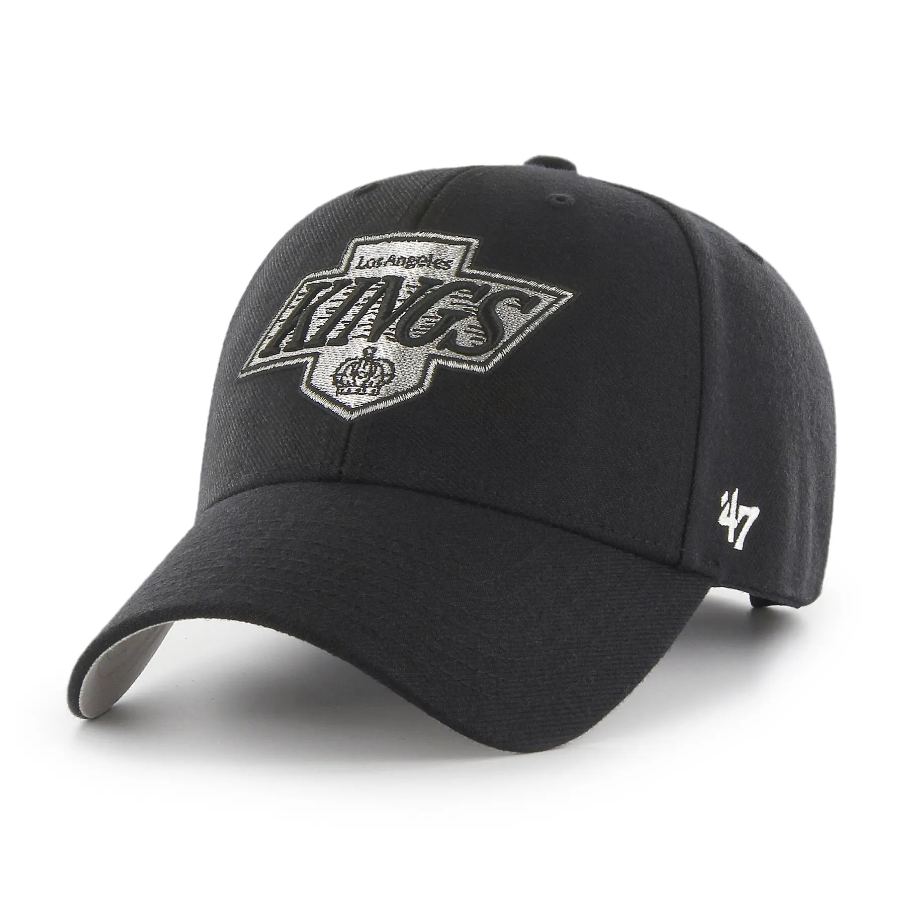 0190182266766 - 47 Brand MVP Adjustable Cap LA KINGS HVIN-MVP08WBV-BKB88 Schwarz