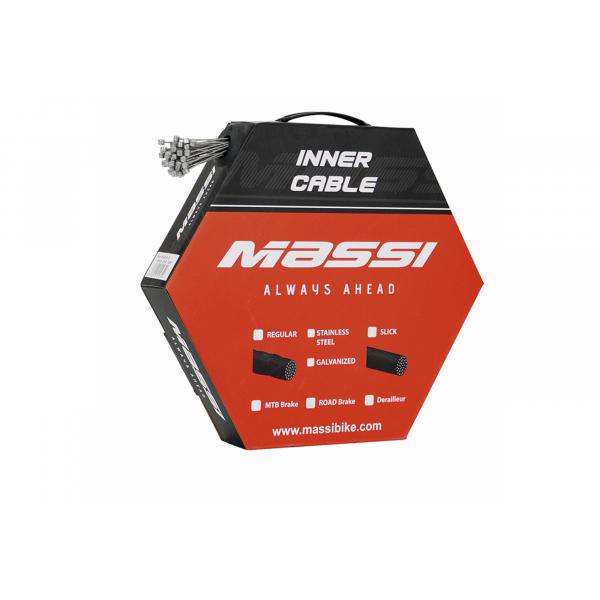 Velo Store - UK Stainless steel mountain bike brake cable Massi 50U | Extra 10% off with Subscription, Postage £16.79 to UK Fedex.