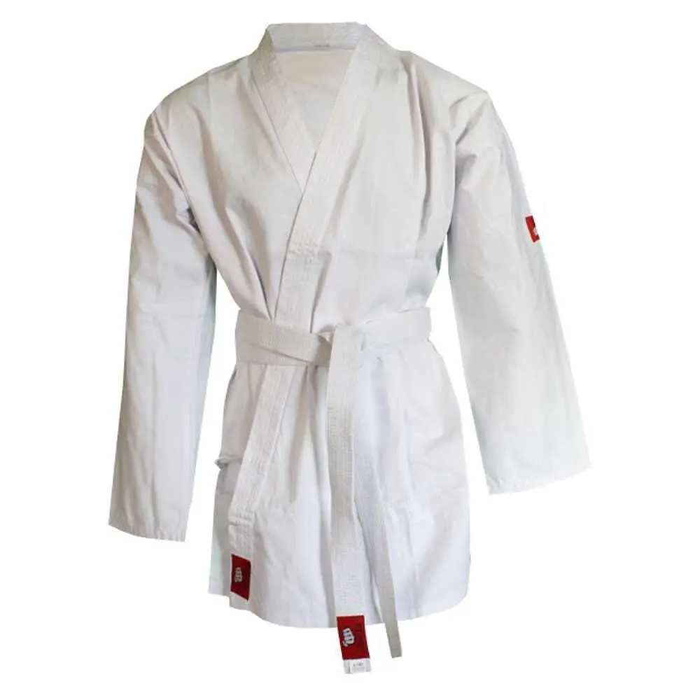 Karate Kimono mit Gürtel weiß Baumwolle Yosihiro