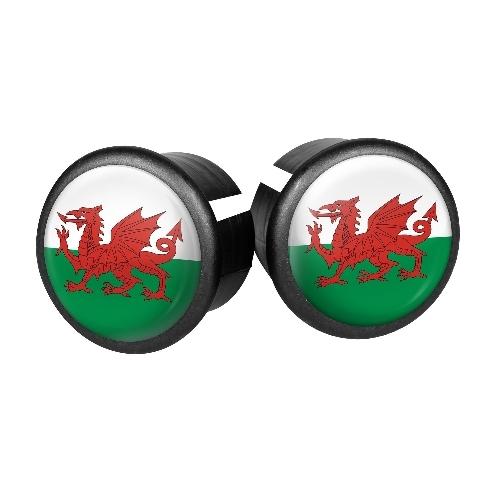 Velo Store - UK Pair of plastic push-on handlebar hanger caps for Wales on map Velox | Extra 10% off with Subscription, Postage £16.79 to UK Fedex.