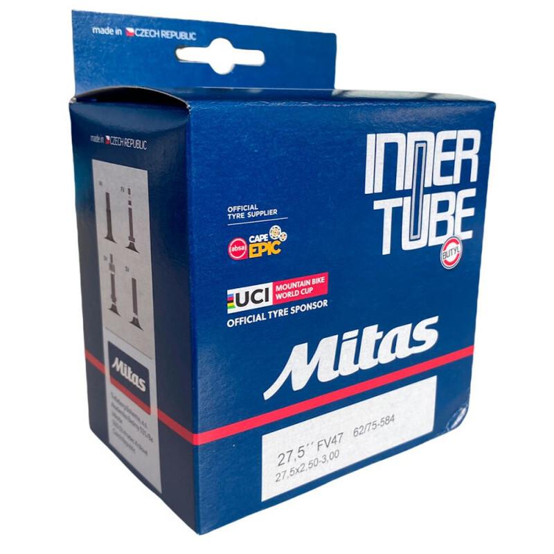 Velo Store - UK MITAS Inner tube Mitas Classic Plus size - 27,5 + | Extra 10% off with Subscription, Postage £16.79 to UK Fedex.