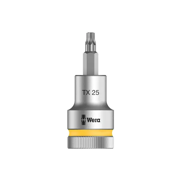 Wera, 8767 C Hf Torx Torx Zyklop Bussole A Inserto Attacco Da 1/2" Con Ritegno Vite Con, Tx 25 X 60 Mm-image