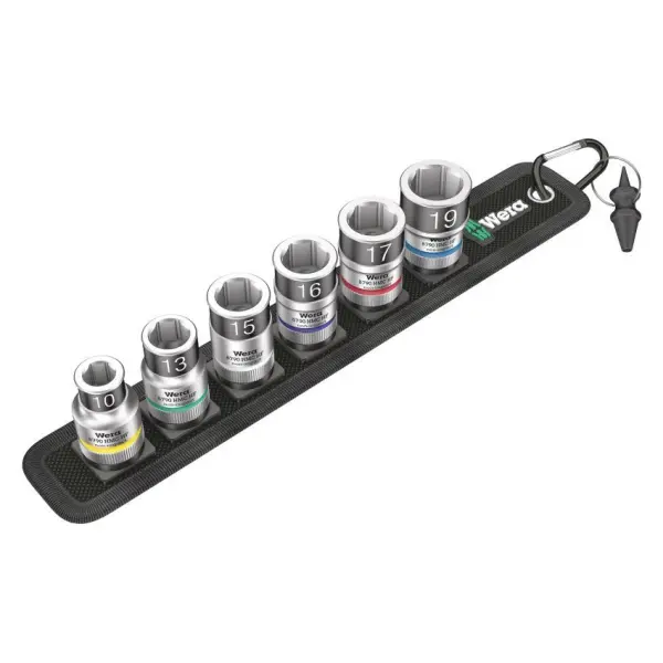 Velo Store - UK Square socket set with retaining function Wera Zyklop Belt C 1 | Extra 10% off with Subscription, Postage £16.79 to UK Fedex.