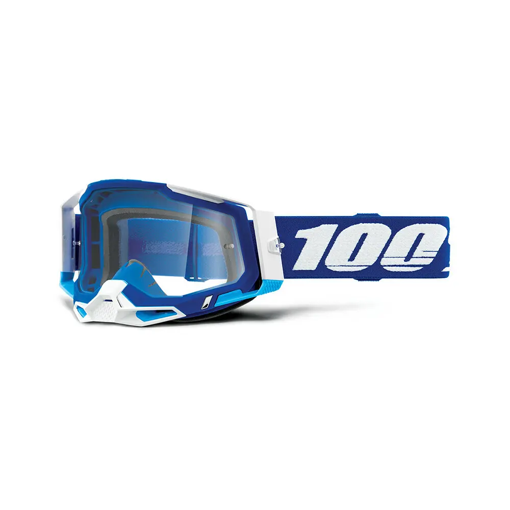 Motorrad-Cross-Maske farbloser Schirm 100% Racecraft 2