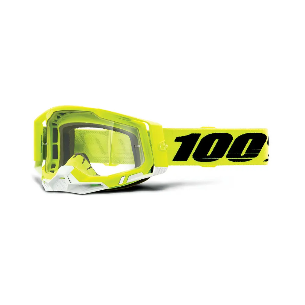Motorrad-Cross-Maske farbloser Schirm 100% Racecraft 2