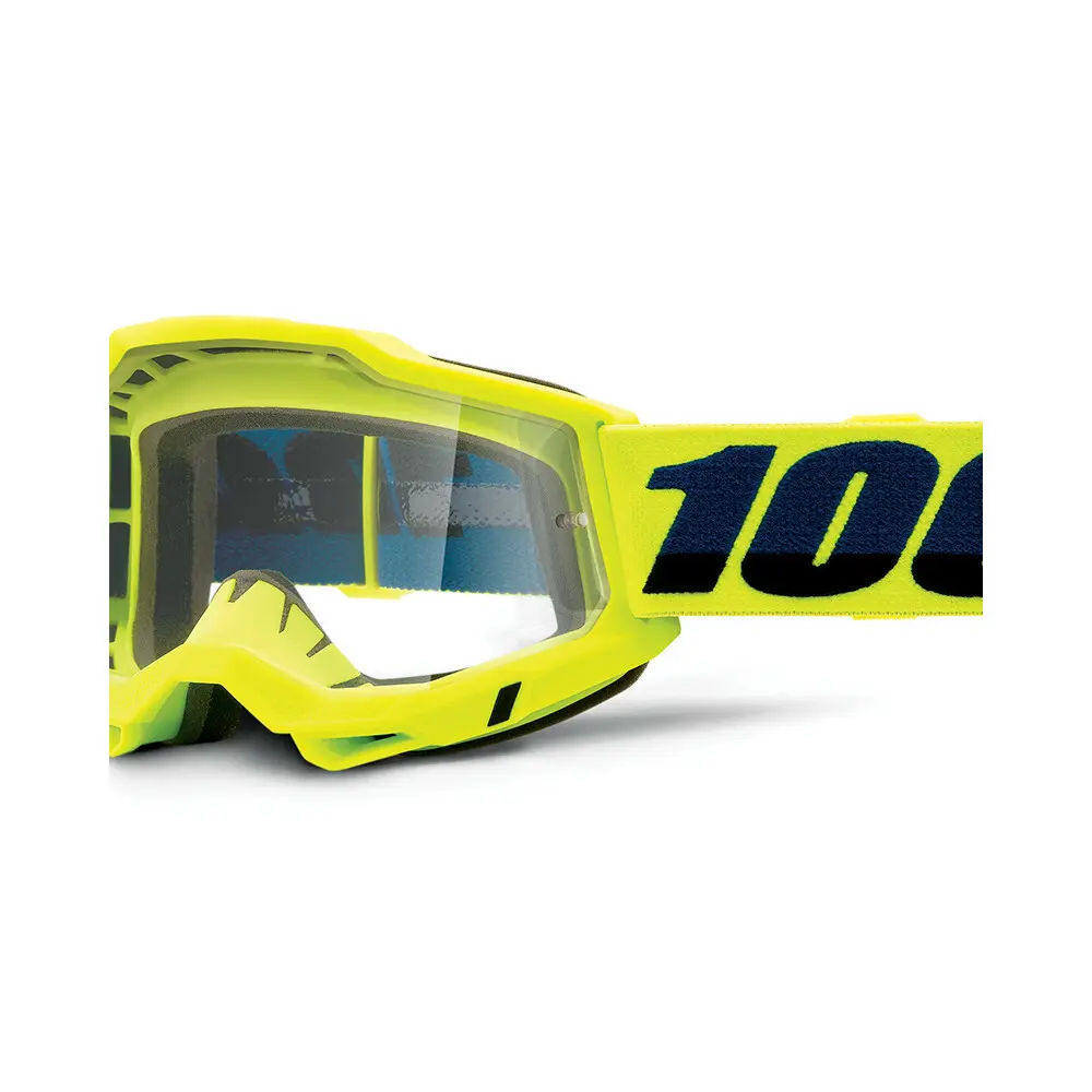 Motorrad-Cross-Maske farbloser Schirm 100% Accuri 2