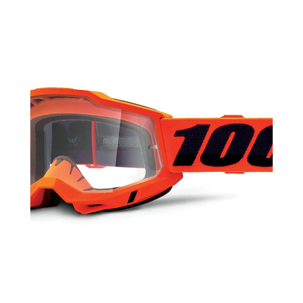 Motorrad-Cross-Maske farbloser Schirm 100% Accuri 2