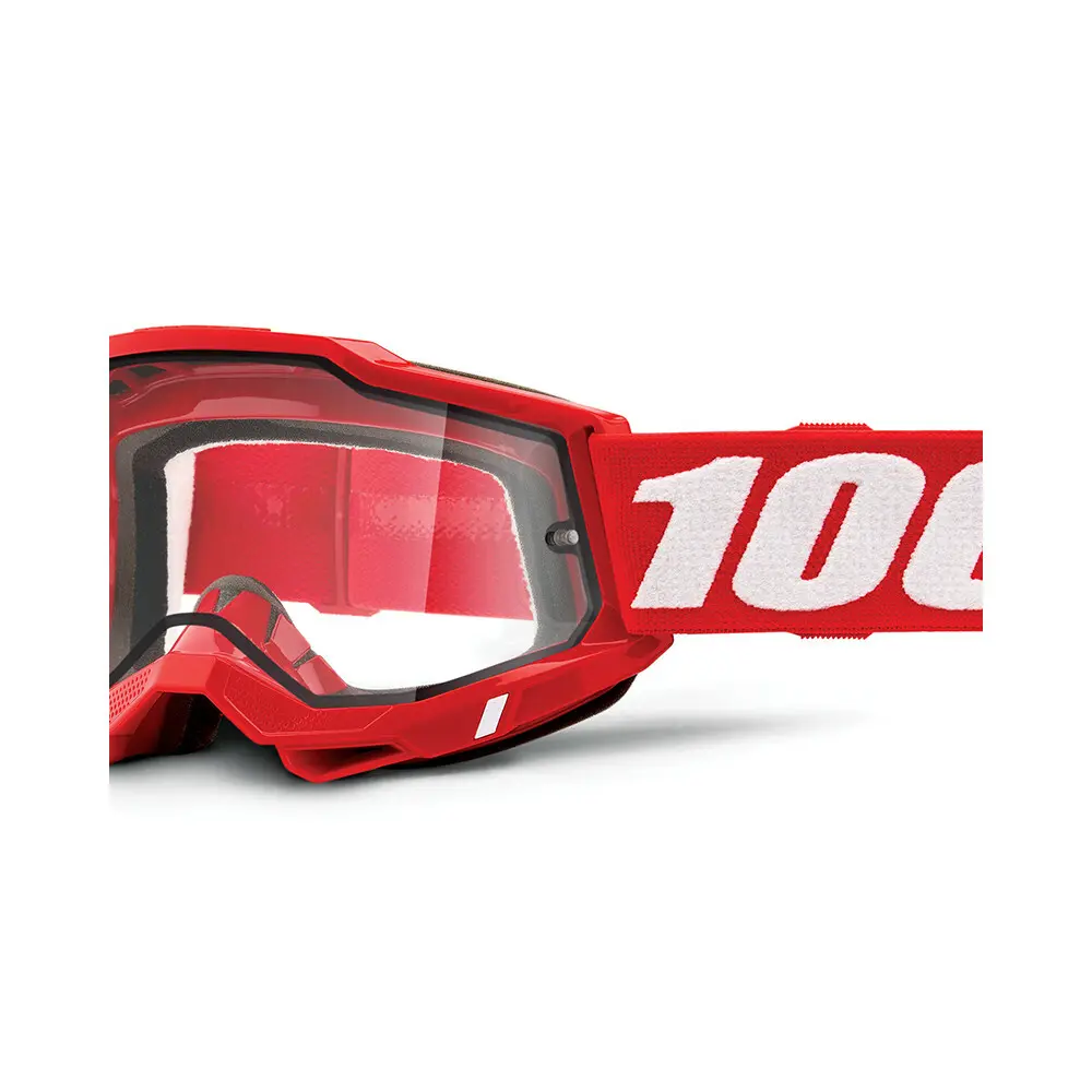 Motorrad-Cross-Maske mit doppelter farbloser Scheibe 100% Accuri 2 enduro