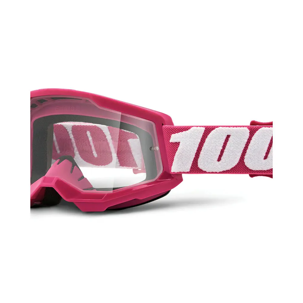 Motorrad-Cross-Maske farbloser Schirm 100% Strata 2 Fletcher