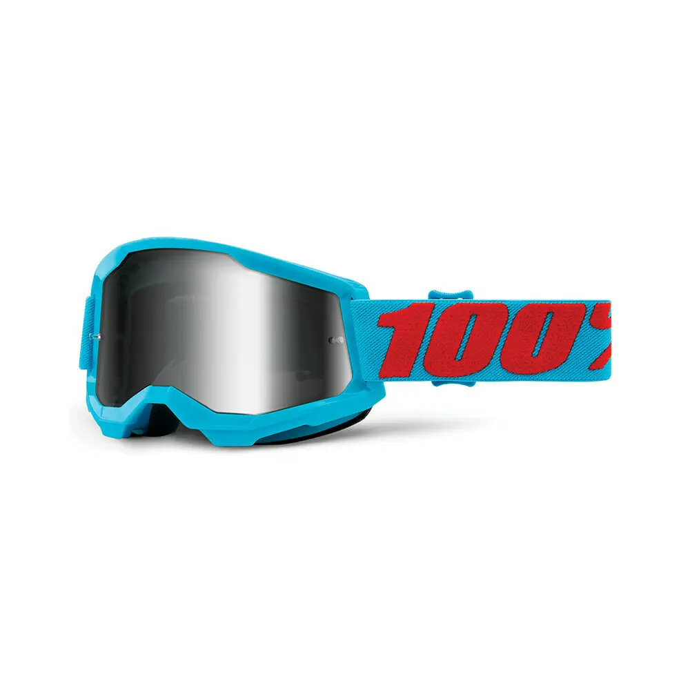 Motorrad-Cross-Maske Iridiumschirm 100% Strata 2 Summit