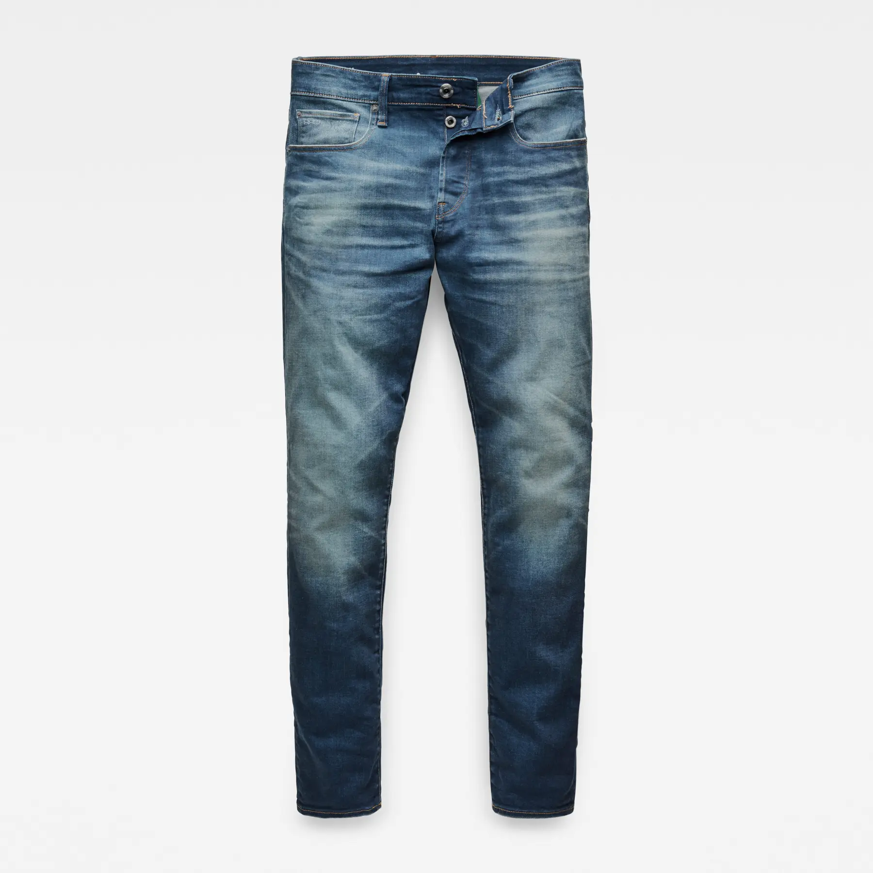 8719768080545 - 3301 Slim Jeans - Mittelblau - Herren 8719768080545 - 3301 Slim Jeans - Mittelblau - Herren