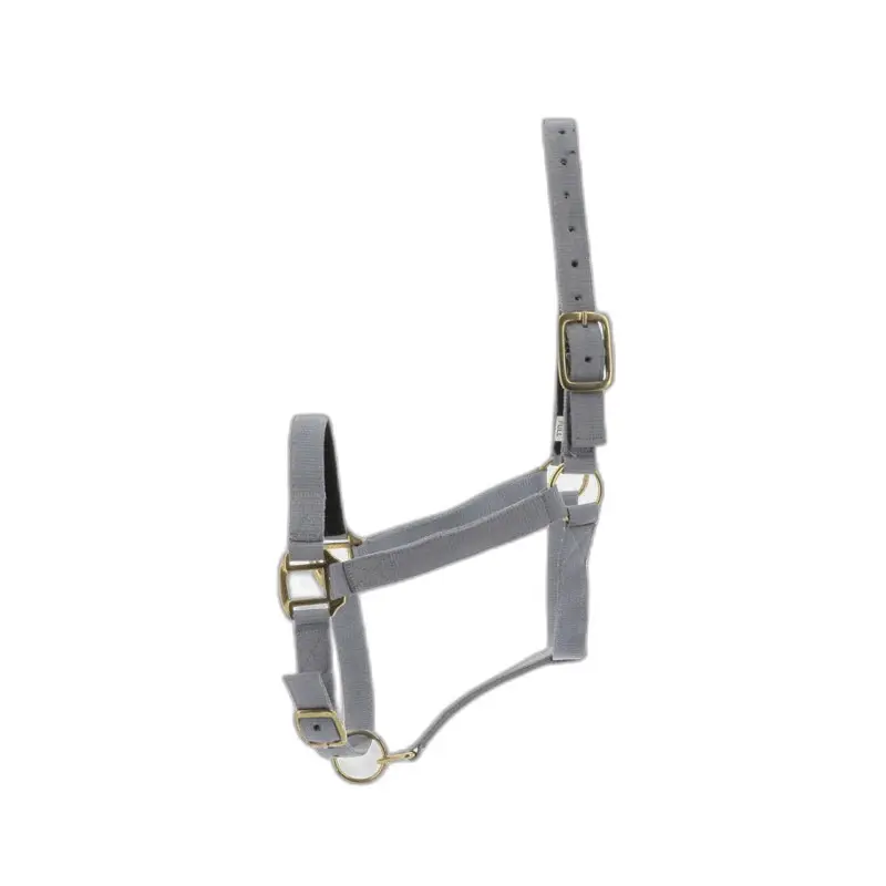 Norton Gris Halter For Horse Double Leather