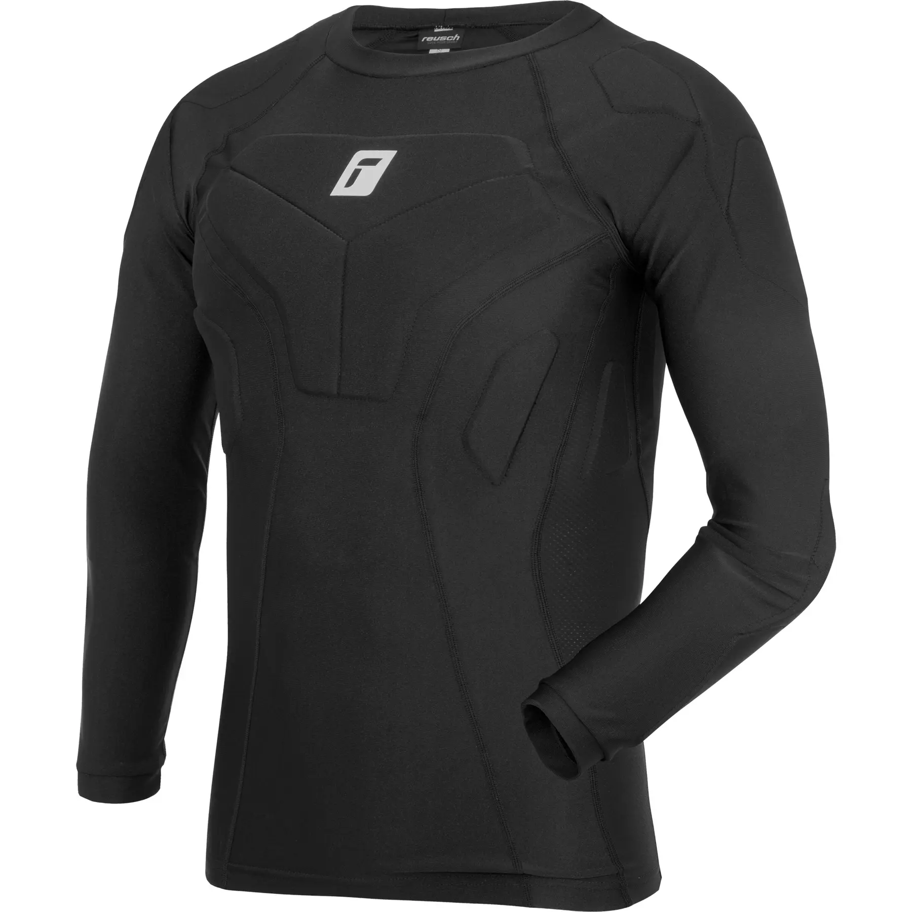 Langärmeliges Kompressionsshirt Padded - Noir - unisex - Size: L