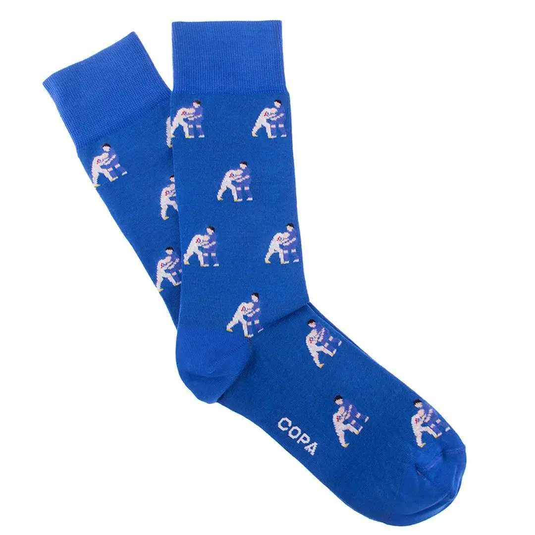 Copa-Kopfbutt-Socken - Bleu - male - Size: 40/46