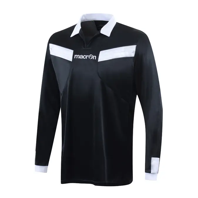 Trikot für Schiedsrichter mit langen Ärmeln - Noir - male - Size: M