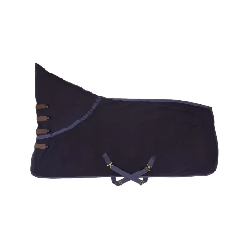 Kentucky Horsewear - Zweetdeken fleece heavy met nek marine 125-5'9