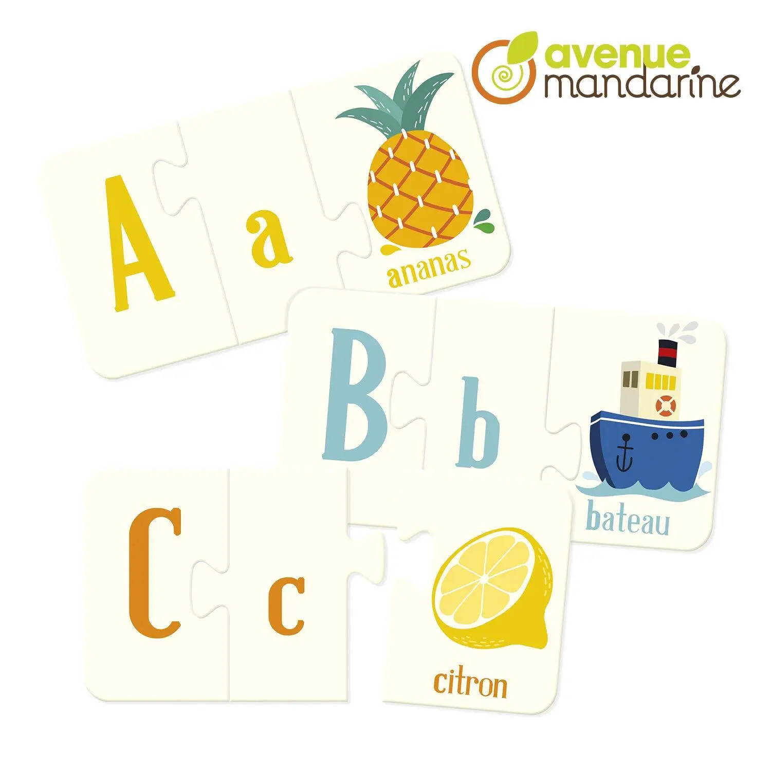 Alphabet-Puzzle Avenue Mandarine