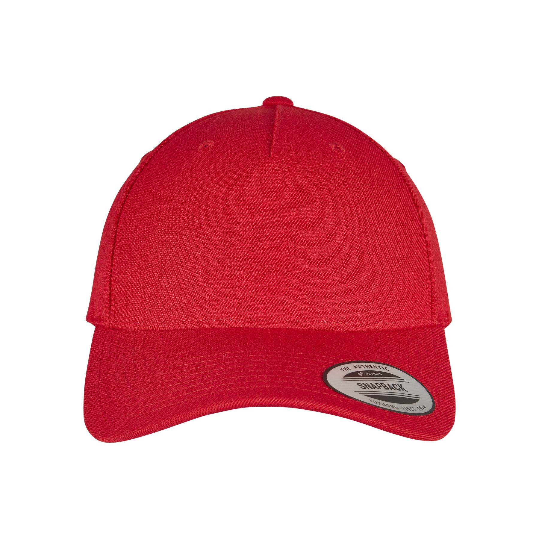 4053838648216 - YP Classics 5-Panel Premium Curved Visor Snapback Cap