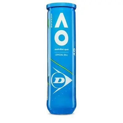 Tube mit 4 Tennisbällen Dunlop Open d'Australie