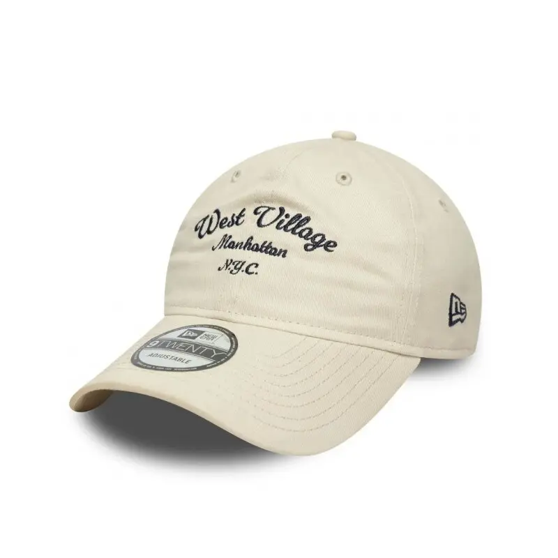 New Era Men's Blanc 9Twenty Baseball Cap Wordmark Stn