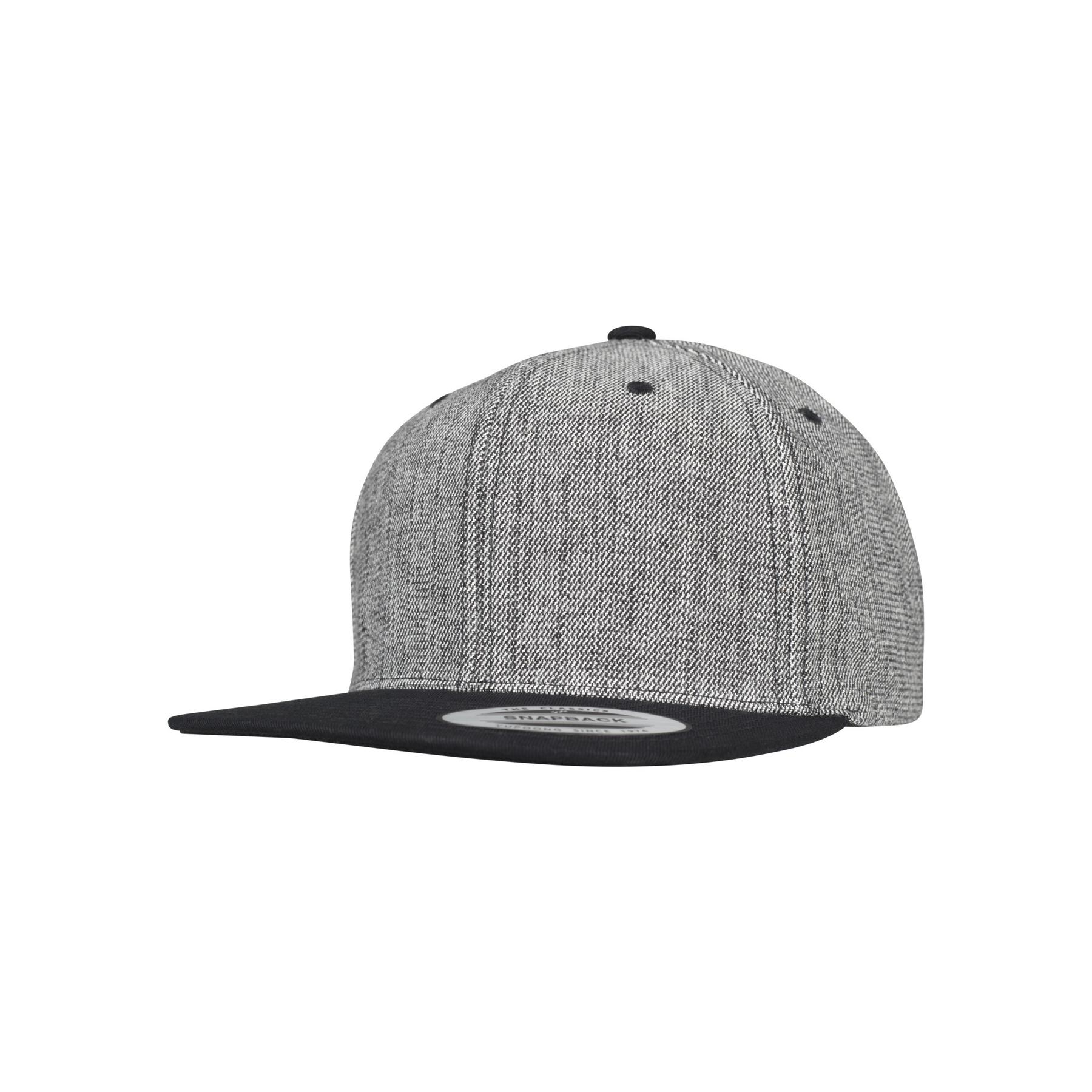 4053838248638 - Melange Solid Snapback Cap