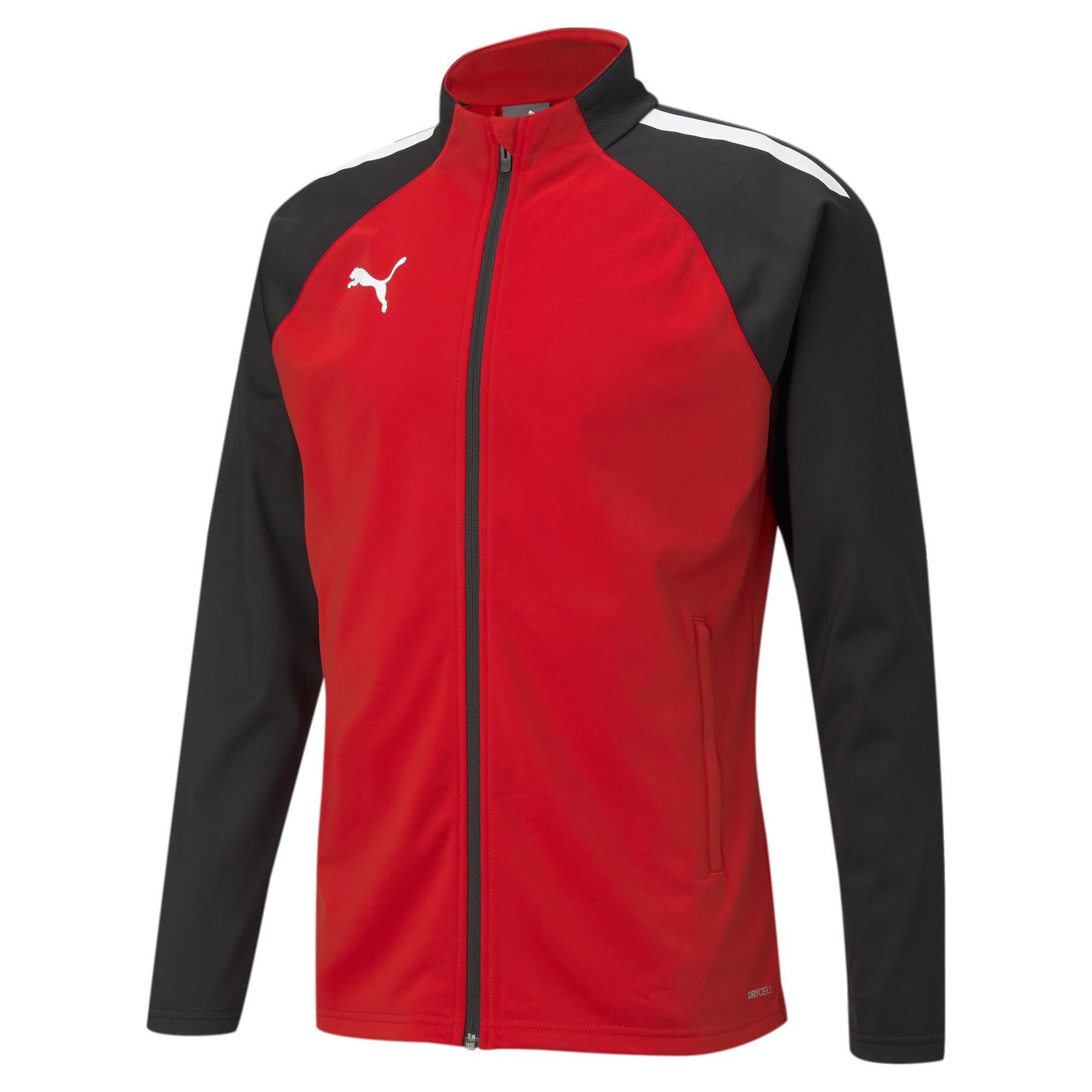 4063699454178 - teamLIGA Trainingsjacke Herren - Farbe Red-Black - Gr S